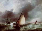 unknow artist Seascape, boats, ships and warships. 26 oil on canvas